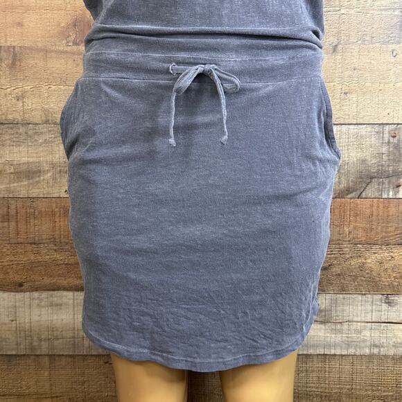 Sundry Sleeveless Dress Drawstring Waist Chest Pocket Gray Size 1 Small - Picture 4 of 10